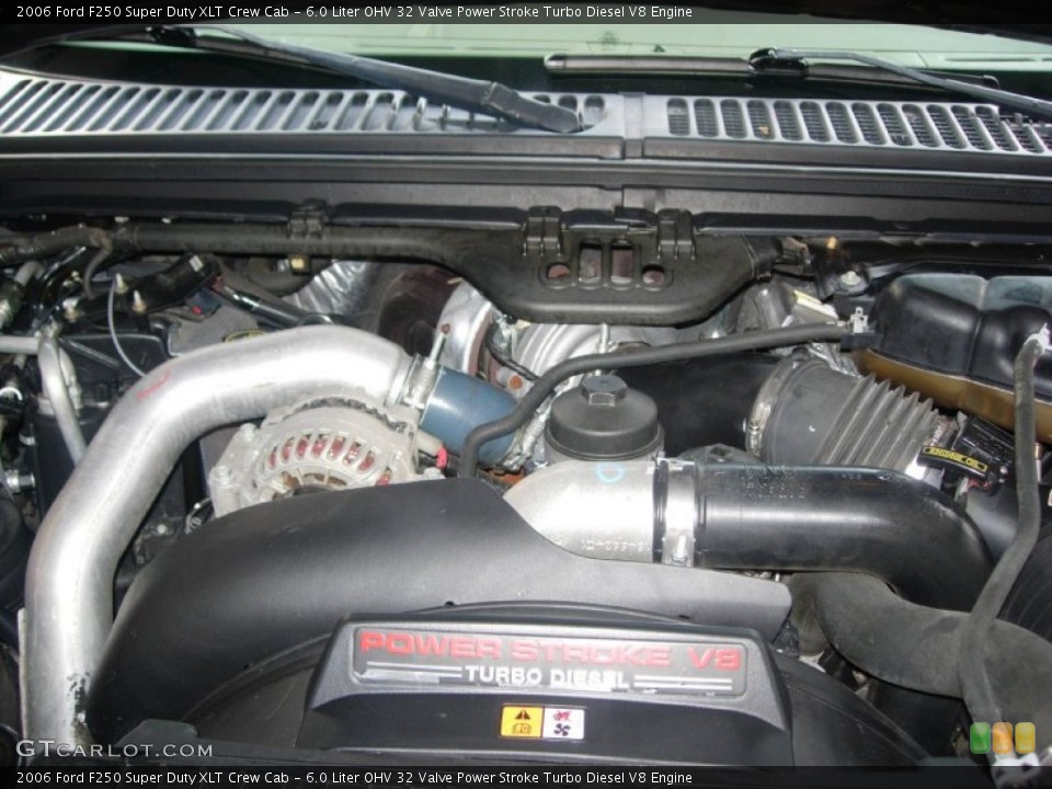 6.0 Liter OHV 32 Valve Power Stroke Turbo Diesel V8 Engine for the 2006 Ford F250 Super Duty #50121321