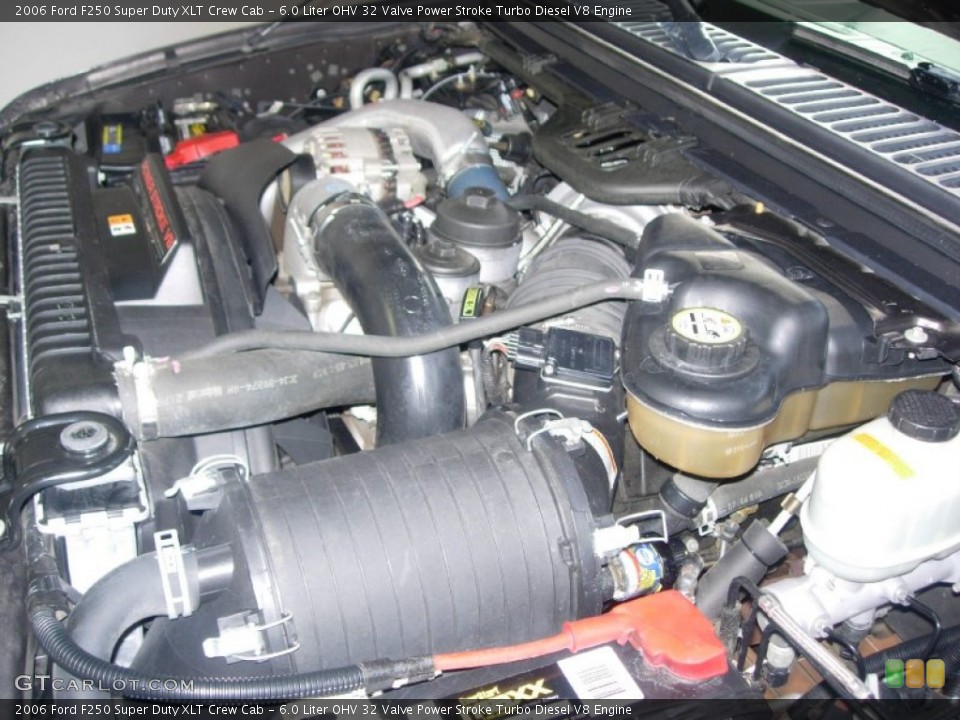 6.0 Liter OHV 32 Valve Power Stroke Turbo Diesel V8 Engine for the 2006 Ford F250 Super Duty #50121369