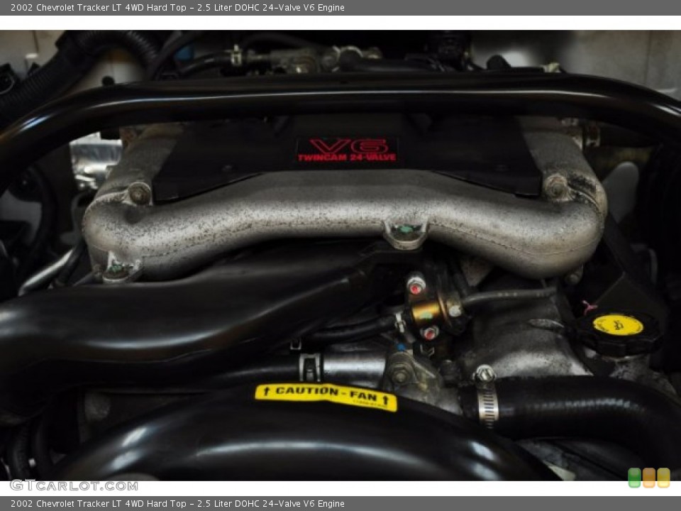 2.5 Liter DOHC 24-Valve V6 Engine for the 2002 Chevrolet Tracker #50125611