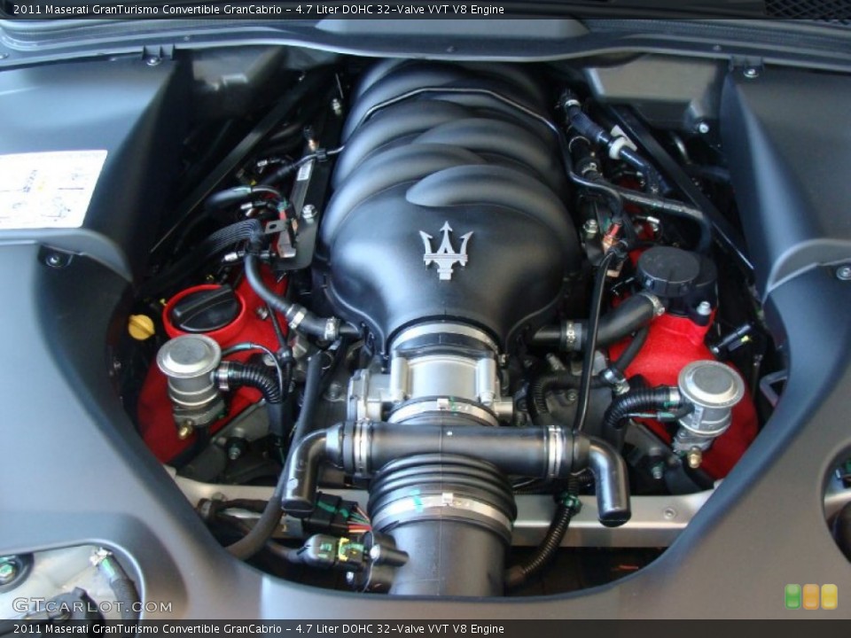 4.7 Liter DOHC 32-Valve VVT V8 Engine for the 2011 Maserati GranTurismo Convertible #50130879