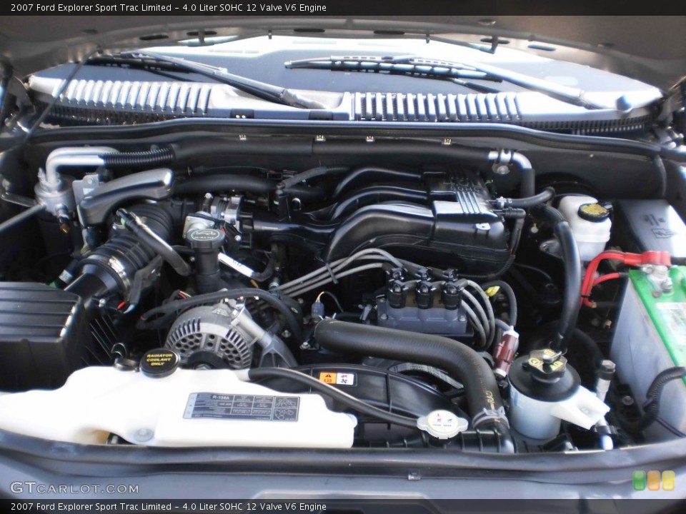 4.0 Liter SOHC 12 Valve V6 2007 Ford Explorer Sport Trac Engine