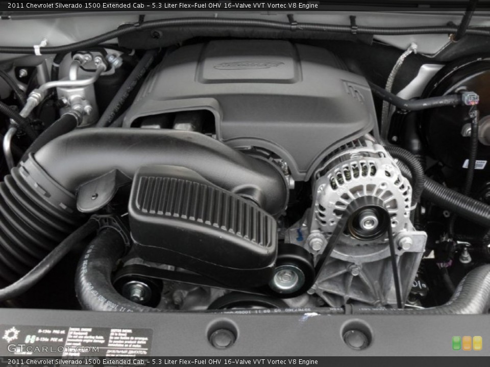 5.3 Liter Flex-Fuel OHV 16-Valve VVT Vortec V8 Engine for the 2011 Chevrolet Silverado 1500 #50152089