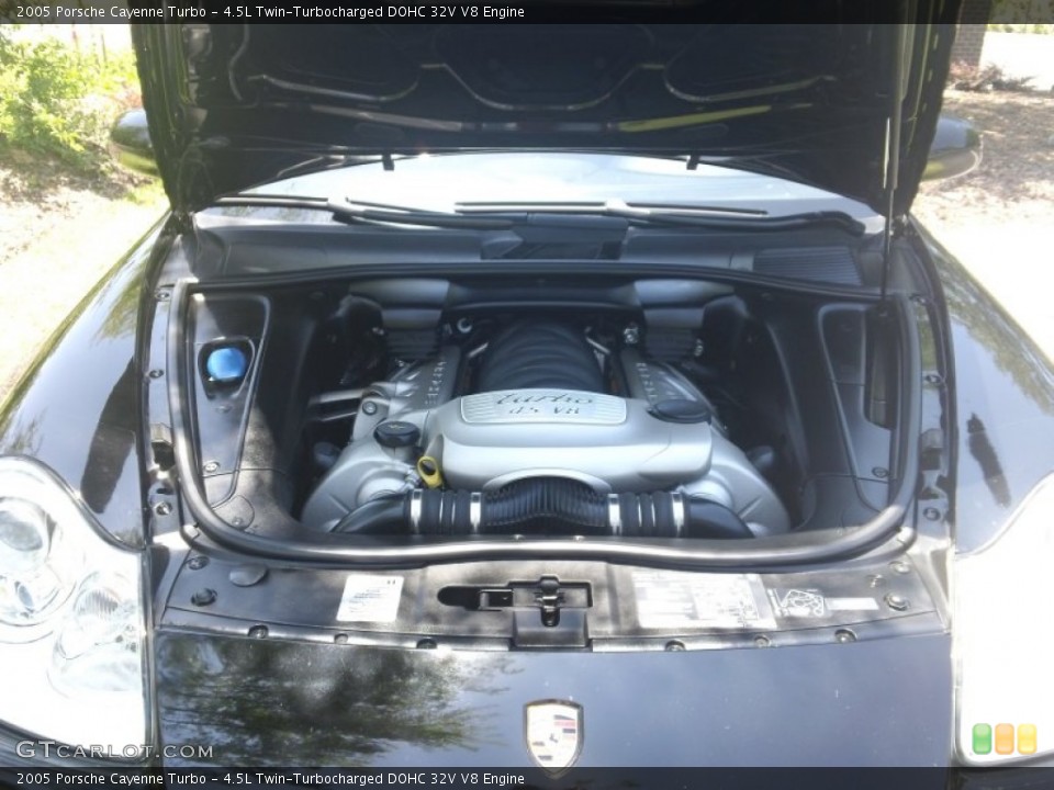 4.5L Twin-Turbocharged DOHC 32V V8 Engine for the 2005 Porsche Cayenne #50159066