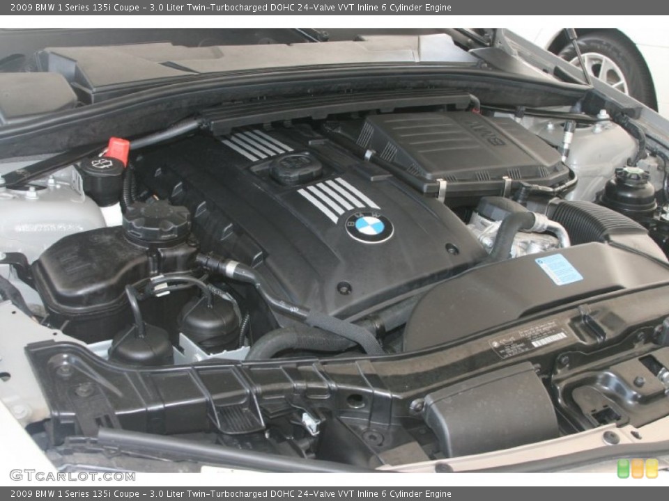 3.0 Liter Twin-Turbocharged DOHC 24-Valve VVT Inline 6 Cylinder Engine for the 2009 BMW 1 Series #50164040