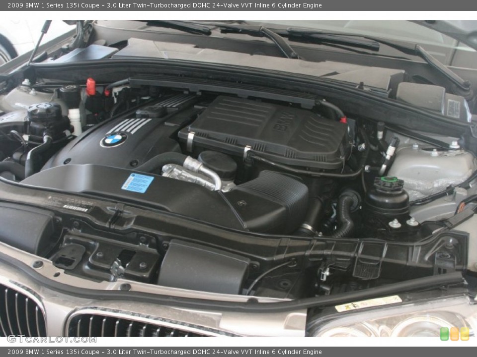 3.0 Liter Twin-Turbocharged DOHC 24-Valve VVT Inline 6 Cylinder Engine for the 2009 BMW 1 Series #50164055