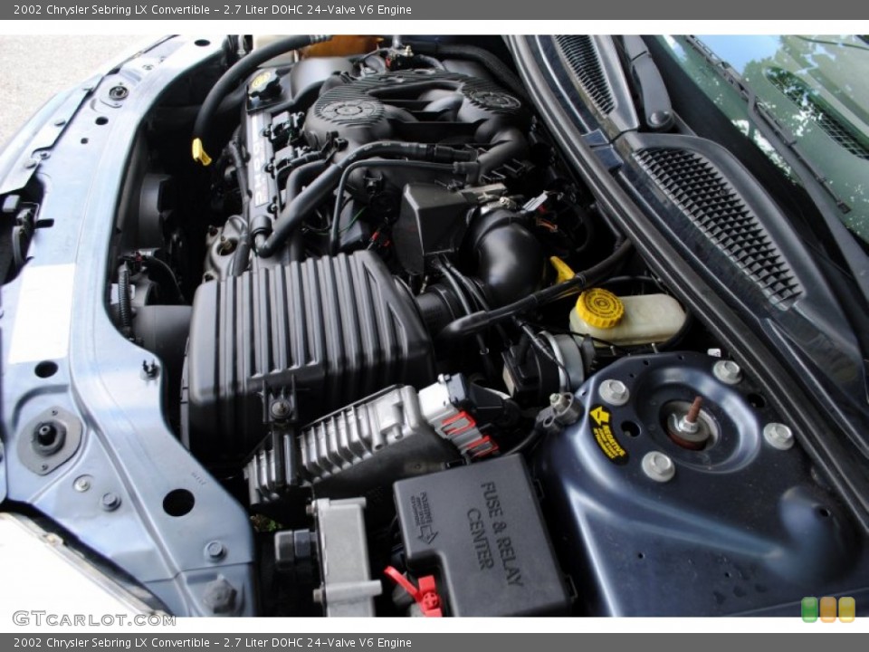 2.7 Liter DOHC 24-Valve V6 Engine for the 2002 Chrysler Sebring #50166188