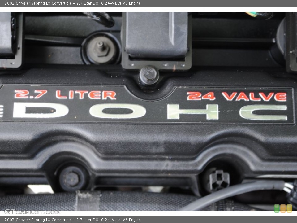 2.7 Liter DOHC 24-Valve V6 Engine for the 2002 Chrysler Sebring #50166266