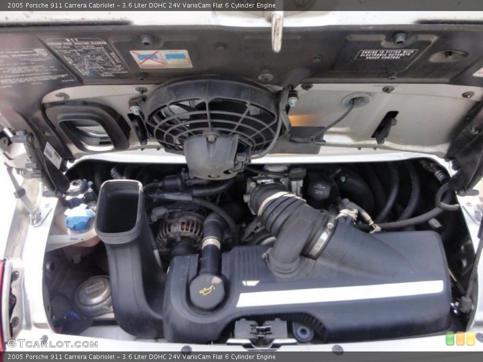 3.6 Liter DOHC 24V VarioCam Flat 6 Cylinder Engine for the 2005 Porsche 911 #50167169