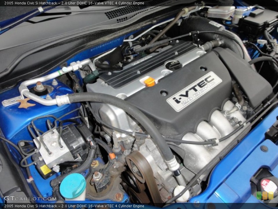 2.0 Liter DOHC 16-Valve VTEC 4 Cylinder Engine for the 2005 Honda Civic #50167937