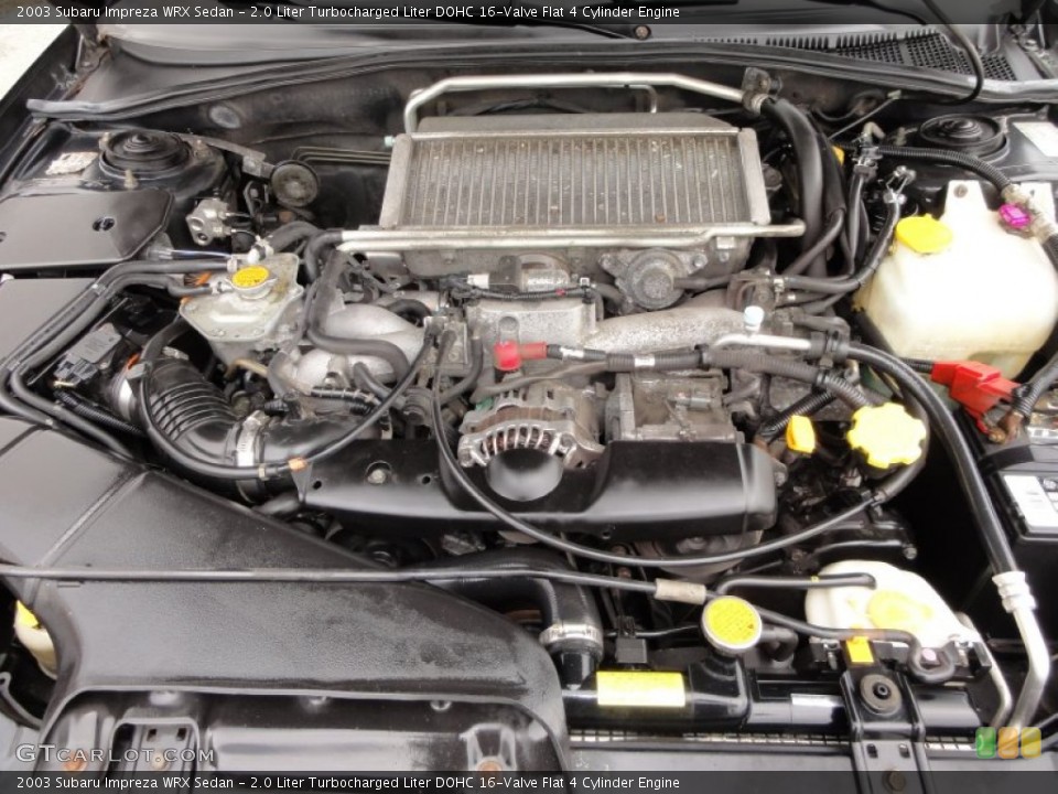 2.0 Liter Turbocharged Liter DOHC 16-Valve Flat 4 Cylinder Engine for the 2003 Subaru Impreza #50170331