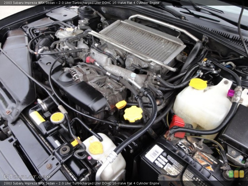 2.0 Liter Turbocharged Liter DOHC 16-Valve Flat 4 Cylinder Engine for the 2003 Subaru Impreza #50170346