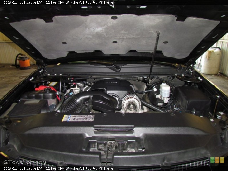 6.2 Liter OHV 16-Valve VVT Flex-Fuel V8 Engine for the 2009 Cadillac Escalade #50174267