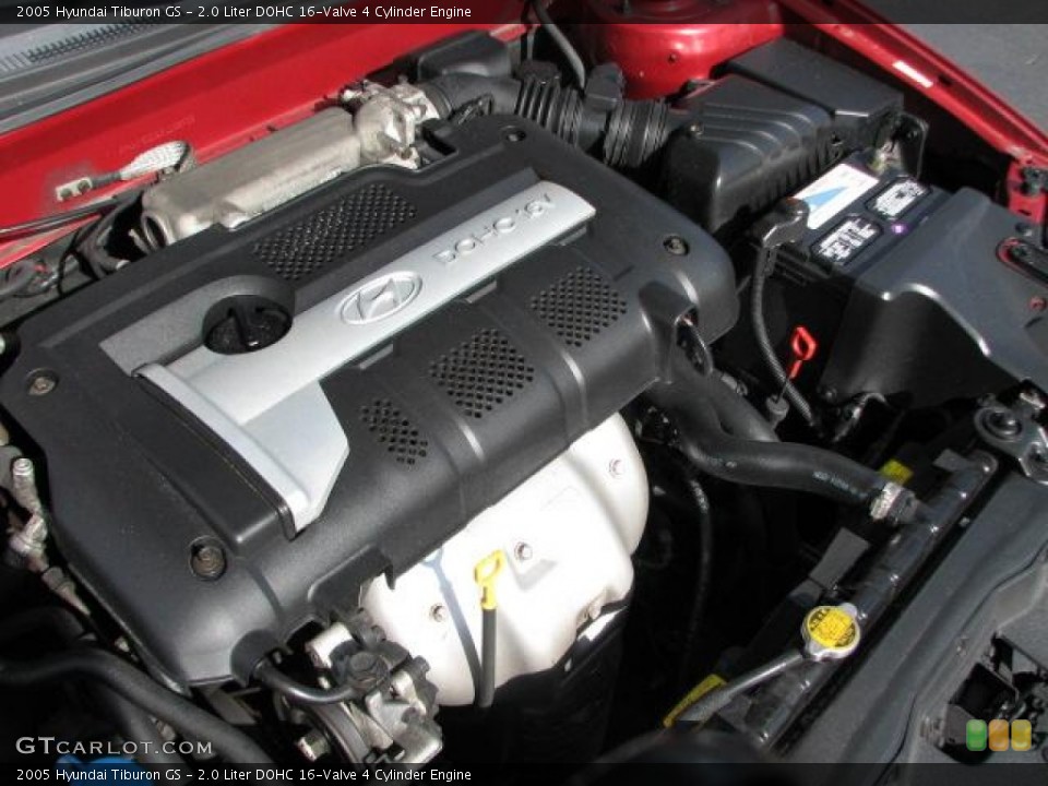 2.0 Liter DOHC 16-Valve 4 Cylinder Engine for the 2005 Hyundai Tiburon #50178260