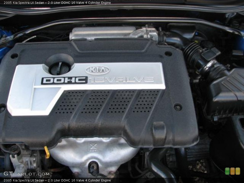 2.0 Liter DOHC 16 Valve 4 Cylinder Engine for the 2005 Kia Spectra #50179778