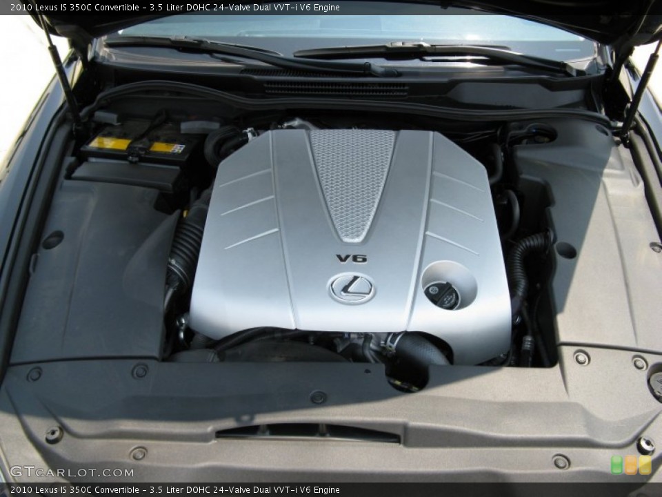 3.5 Liter DOHC 24-Valve Dual VVT-i V6 Engine for the 2010 Lexus IS #50183564