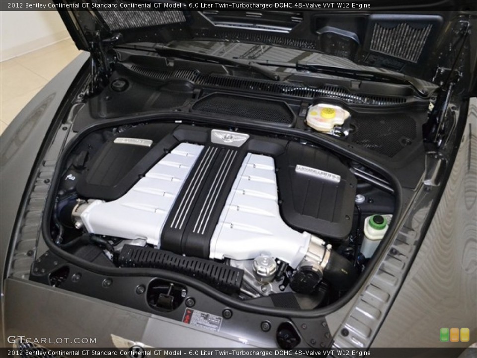 6.0 Liter Twin-Turbocharged DOHC 48-Valve VVT W12 Engine for the 2012 Bentley Continental GT #50192043