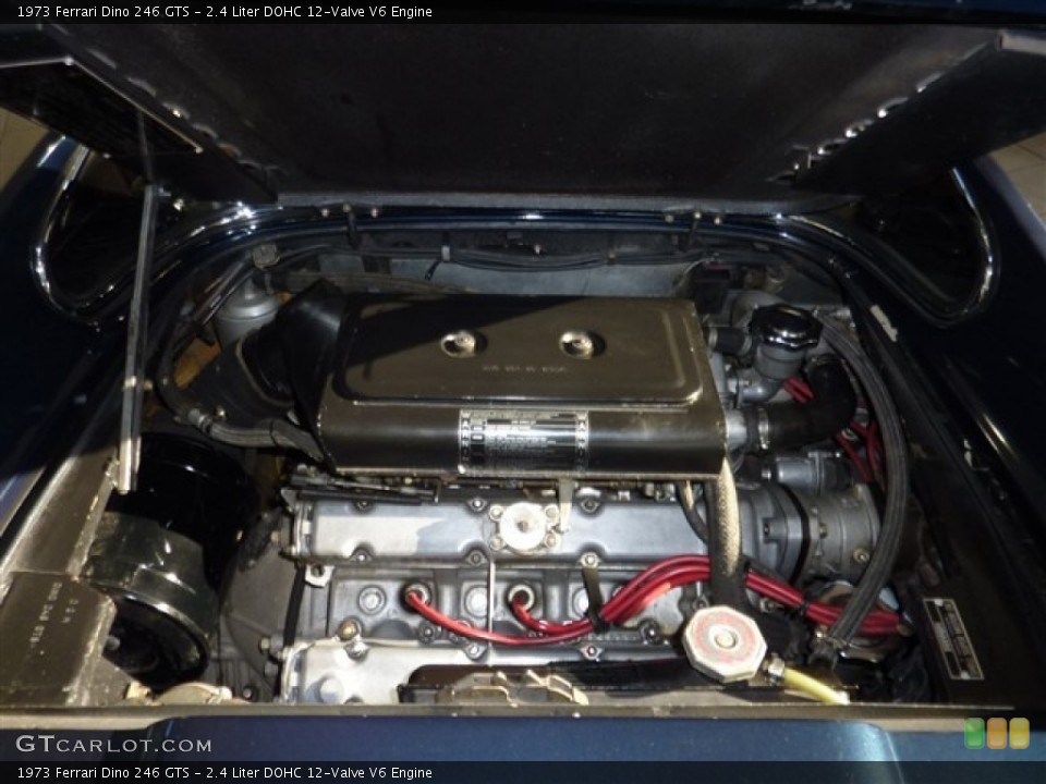 2.4 Liter DOHC 12-Valve V6 1973 Ferrari Dino Engine