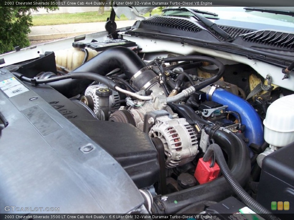 6.6 Liter OHV 32-Valve Duramax Turbo-Diesel V8 Engine for the 2003 Chevrolet Silverado 3500 #50198691