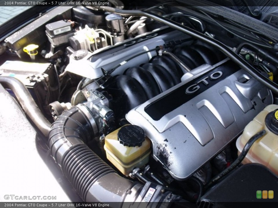 5.7 Liter OHV 16-Valve V8 Engine for the 2004 Pontiac GTO #50206599