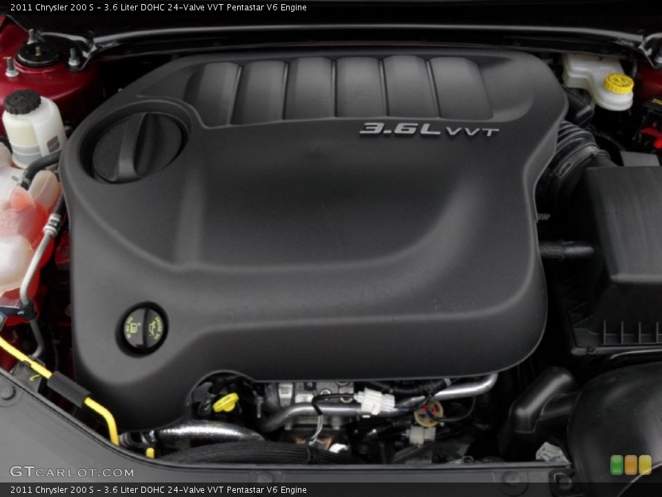 3.6 Liter DOHC 24-Valve VVT Pentastar V6 Engine for the 2011 Chrysler 200 #50220693