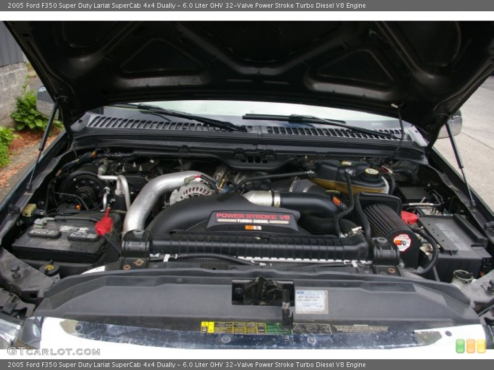 6.0 Liter OHV 32-Valve Power Stroke Turbo Diesel V8 Engine for the 2005 Ford F350 Super Duty #50222877