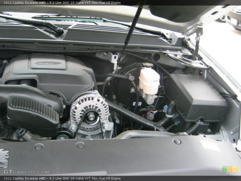6.2 Liter OHV 16-Valve VVT Flex-Fuel V8 Engine for the 2011 Cadillac Escalade #50224041