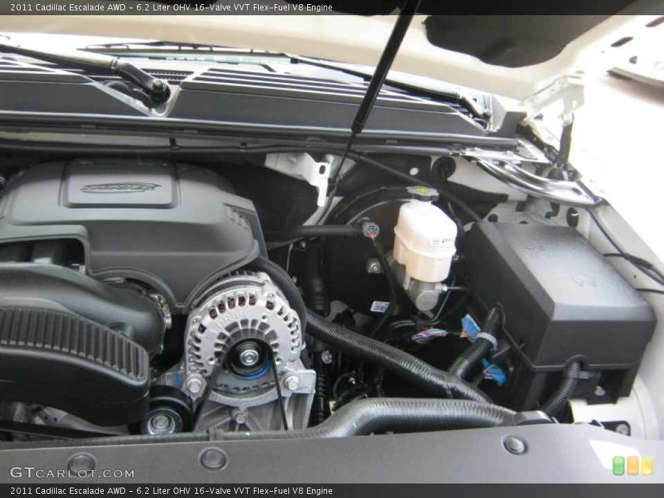 6.2 Liter OHV 16-Valve VVT Flex-Fuel V8 Engine for the 2011 Cadillac Escalade #50224269