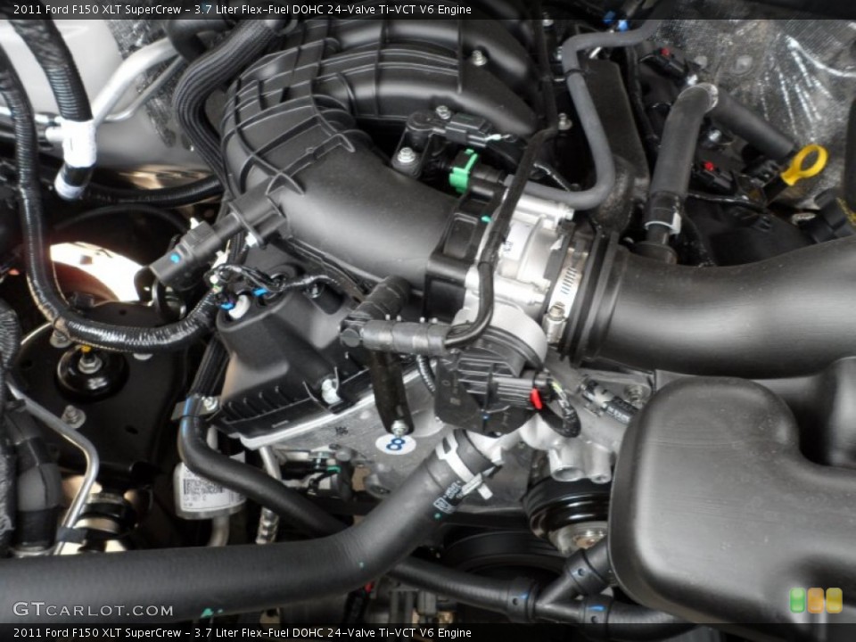 3.7 Liter Flex-Fuel DOHC 24-Valve Ti-VCT V6 Engine for the 2011 Ford F150 #50224632