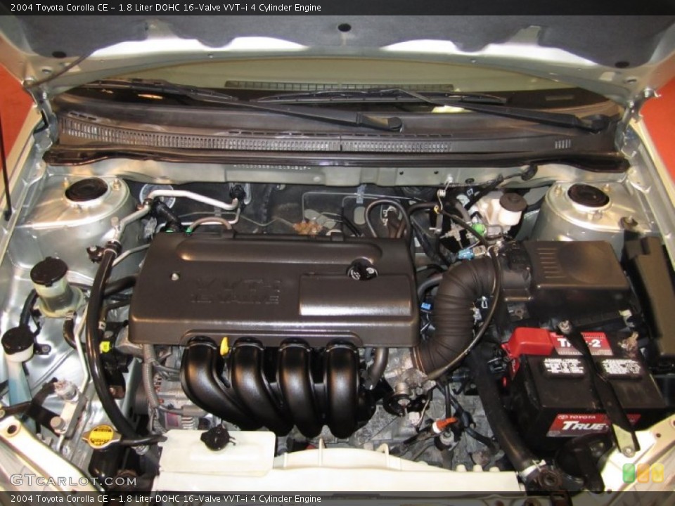 1.8 Liter DOHC 16-Valve VVT-i 4 Cylinder Engine for the 2004 Toyota Corolla #50229351