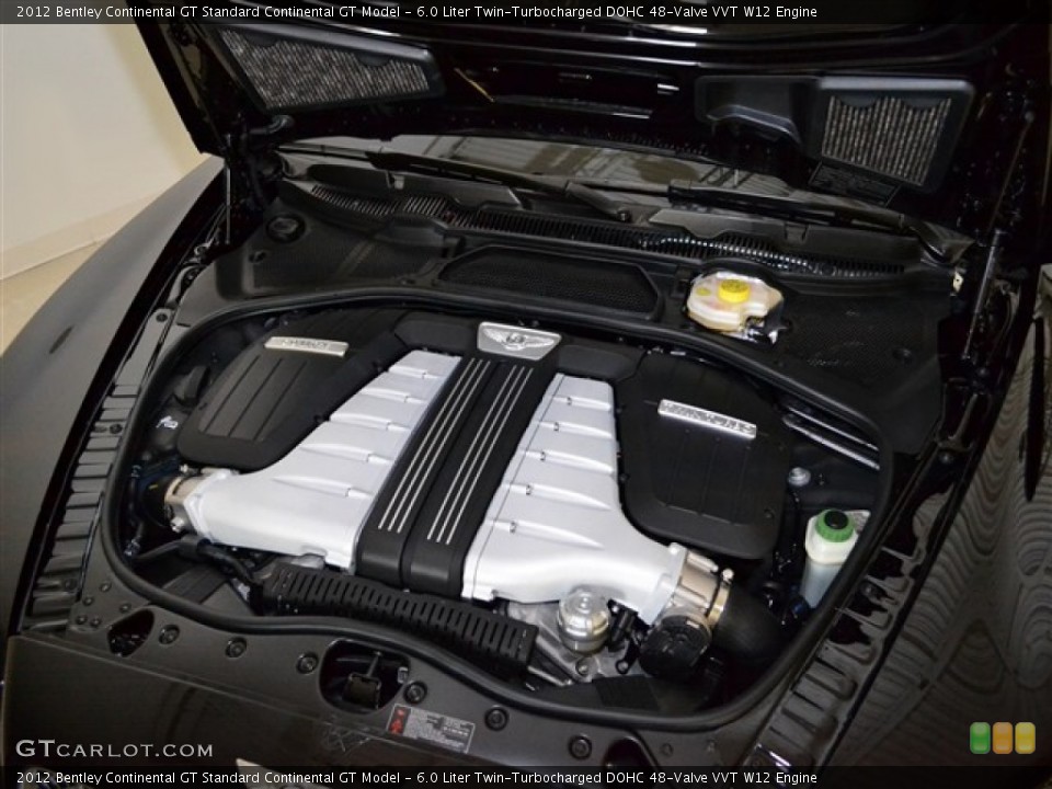 6.0 Liter Twin-Turbocharged DOHC 48-Valve VVT W12 Engine for the 2012 Bentley Continental GT #50231854