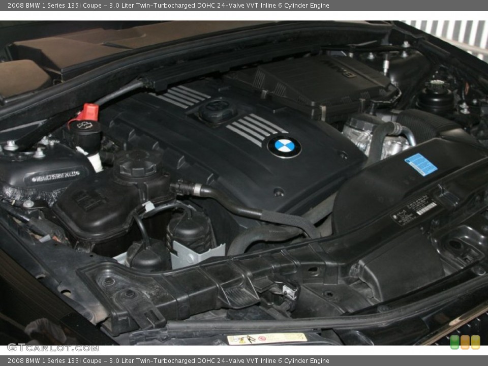 3.0 Liter Twin-Turbocharged DOHC 24-Valve VVT Inline 6 Cylinder Engine for the 2008 BMW 1 Series #50233108