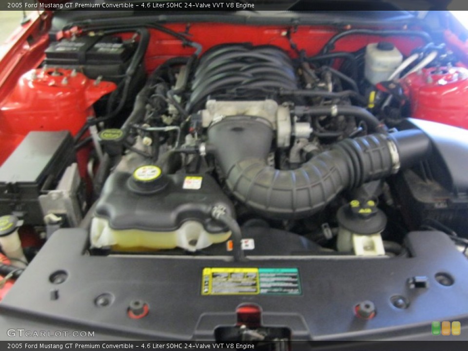 4.6 Liter SOHC 24-Valve VVT V8 Engine for the 2005 Ford Mustang #50246527