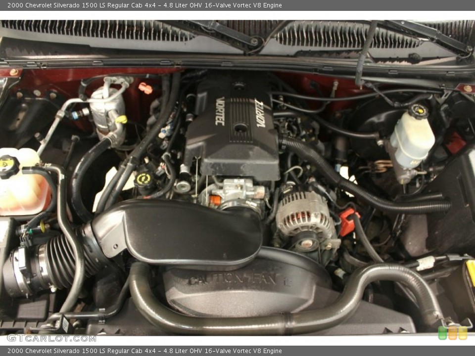 4.8 Liter OHV 16-Valve Vortec V8 Engine for the 2000 Chevrolet Silverado 1500 #50259500