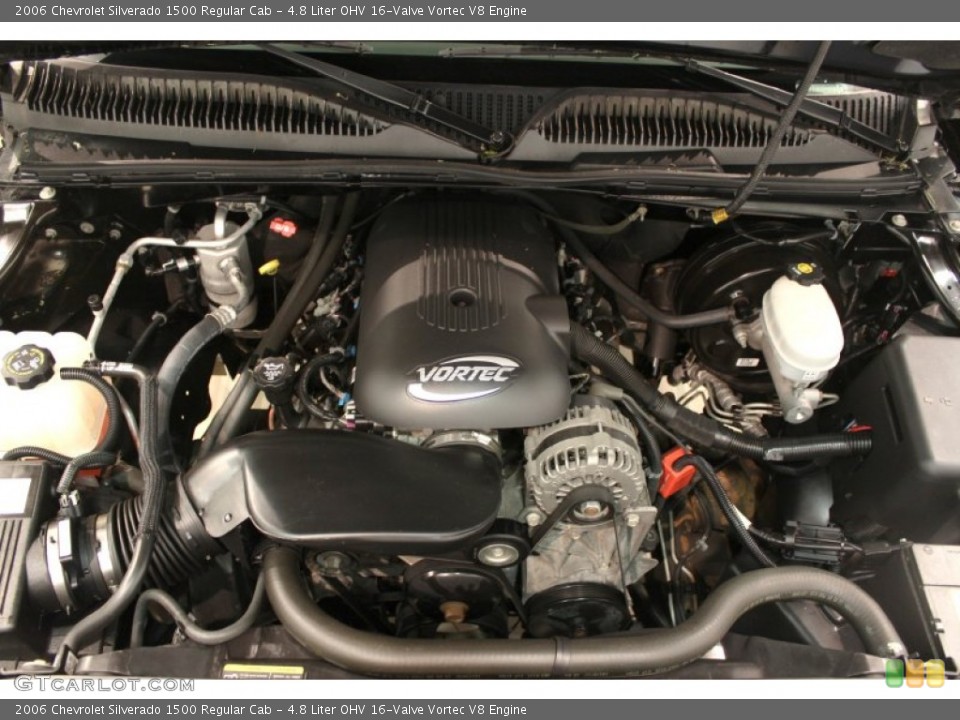 4.8 Liter OHV 16-Valve Vortec V8 Engine for the 2006 Chevrolet Silverado 1500 #50259743