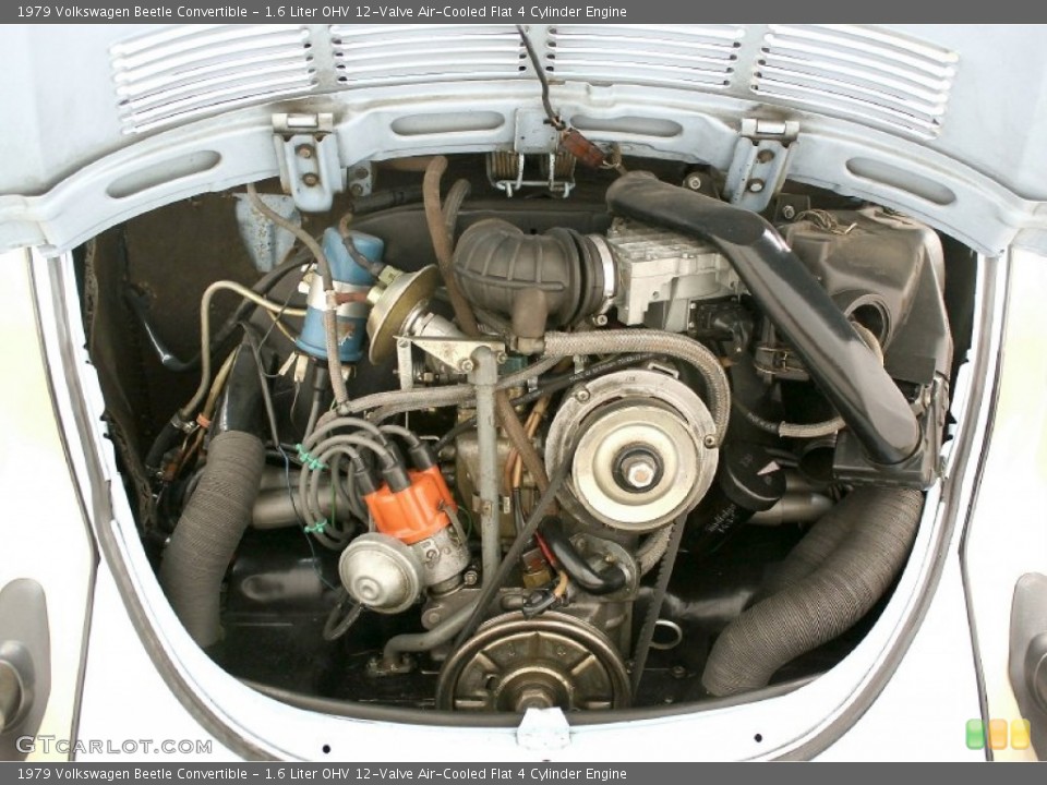 1.6 Liter OHV 12-Valve Air-Cooled Flat 4 Cylinder Engine for the 1979 Volkswagen Beetle #50260931