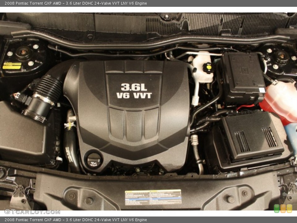 3.6 Liter DOHC 24-Valve VVT LNY V6 Engine for the 2008 Pontiac Torrent #50261252