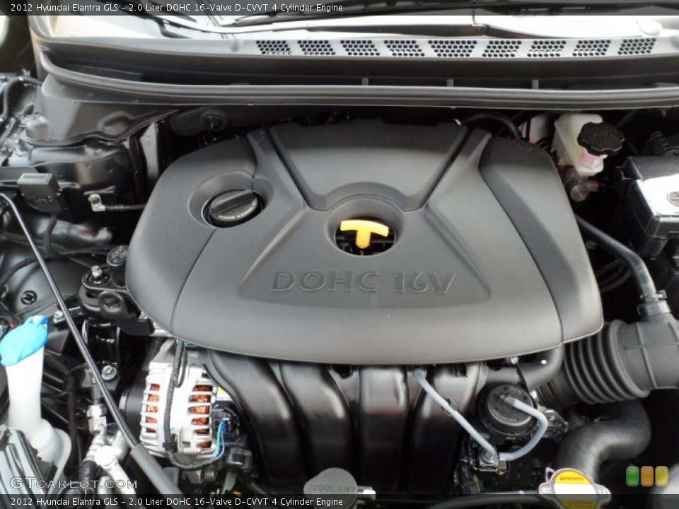 2.0 Liter DOHC 16-Valve D-CVVT 4 Cylinder Engine for the 2012 Hyundai Elantra #50267381