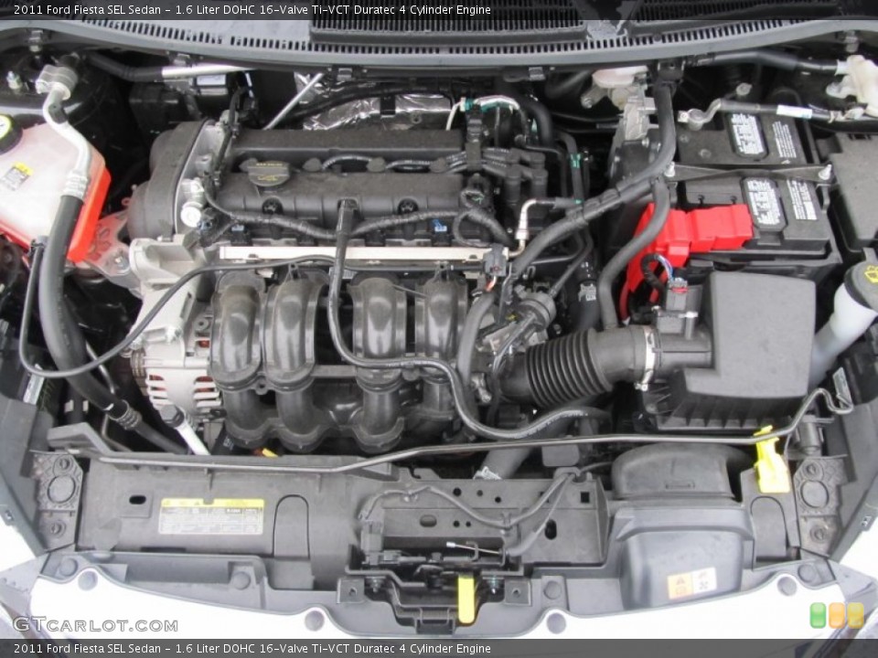 1.6 Liter DOHC 16-Valve Ti-VCT Duratec 4 Cylinder Engine for the 2011 Ford Fiesta #50269614