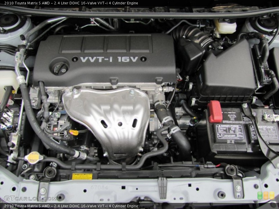 2.4 Liter DOHC 16-Valve VVT-i 4 Cylinder Engine for the 2010 Toyota Matrix #50279328