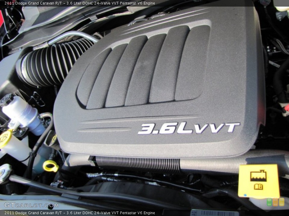 3.6 Liter DOHC 24-Valve VVT Pentastar V6 Engine for the 2011 Dodge Grand Caravan #50284800