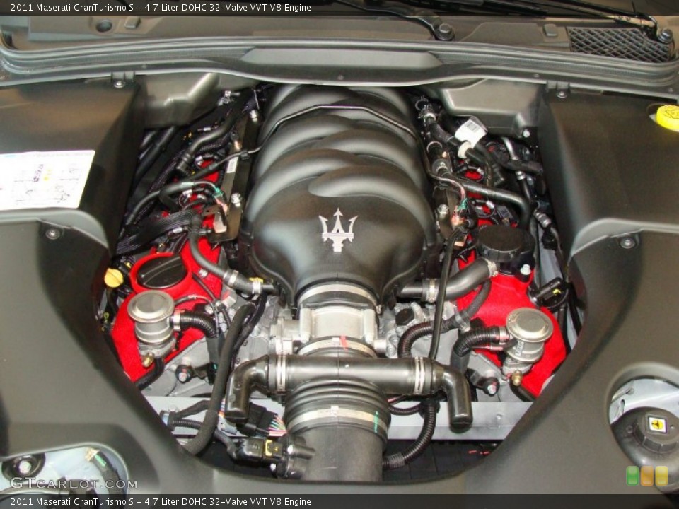 4.7 Liter DOHC 32-Valve VVT V8 Engine for the 2011 Maserati GranTurismo #50288118