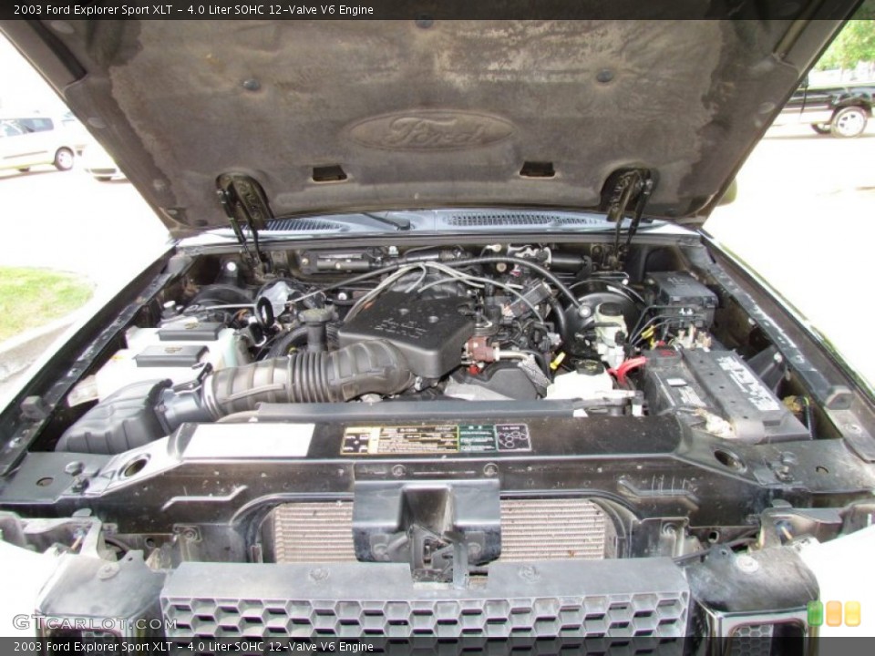 4.0 Liter SOHC 12-Valve V6 Engine for the 2003 Ford Explorer #50290860