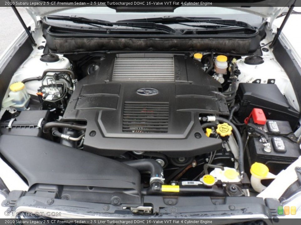 2.5 Liter Turbocharged DOHC 16-Valve VVT Flat 4 Cylinder Engine for the 2010 Subaru Legacy #50295021
