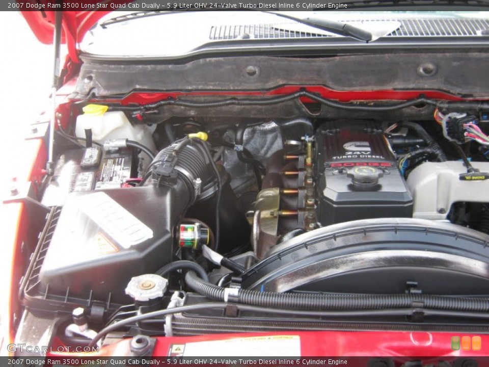 5.9 Liter OHV 24-Valve Turbo Diesel Inline 6 Cylinder Engine for the 2007 Dodge Ram 3500 #50296008