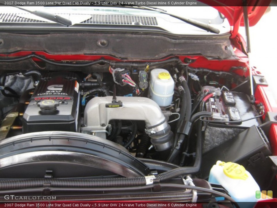 5.9 Liter OHV 24-Valve Turbo Diesel Inline 6 Cylinder Engine for the 2007 Dodge Ram 3500 #50296023