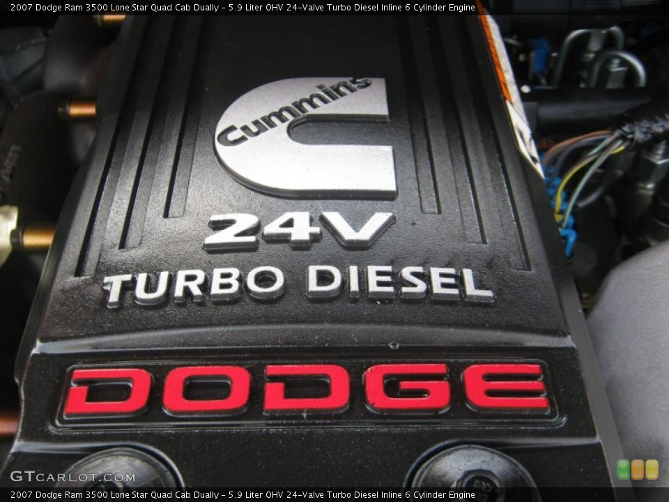 5.9 Liter OHV 24-Valve Turbo Diesel Inline 6 Cylinder Engine for the 2007 Dodge Ram 3500 #50296038