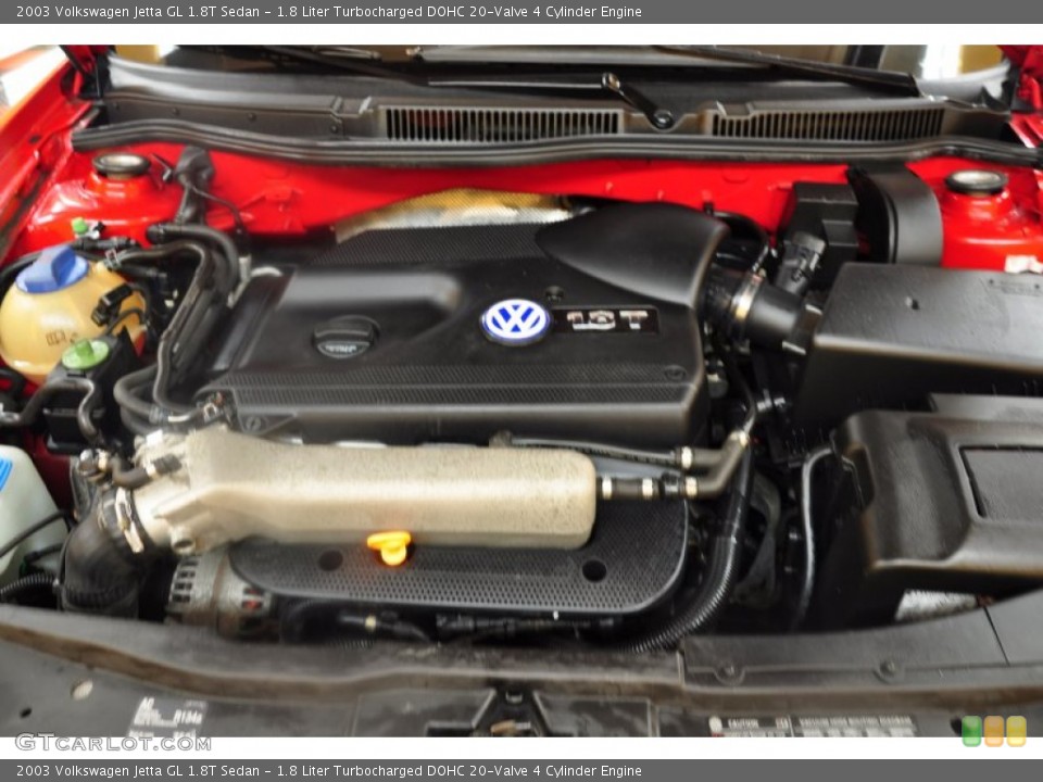 1.8 Liter Turbocharged DOHC 20-Valve 4 Cylinder Engine for the 2003 Volkswagen Jetta #50301231