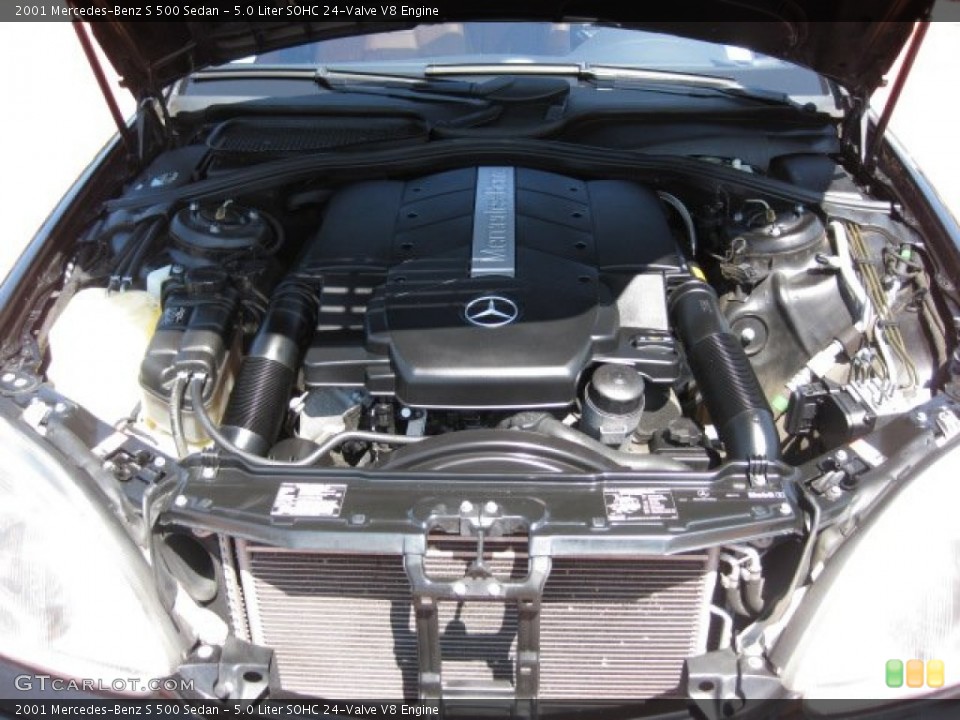 5.0 Liter SOHC 24-Valve V8 Engine for the 2001 Mercedes-Benz S #50302065