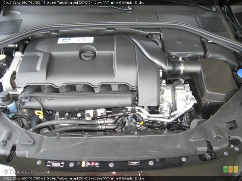 3.0 Liter Turbocharged DOHC 24-Valve VVT Inline 6 Cylinder Engine for the 2012 Volvo S60 #50305146