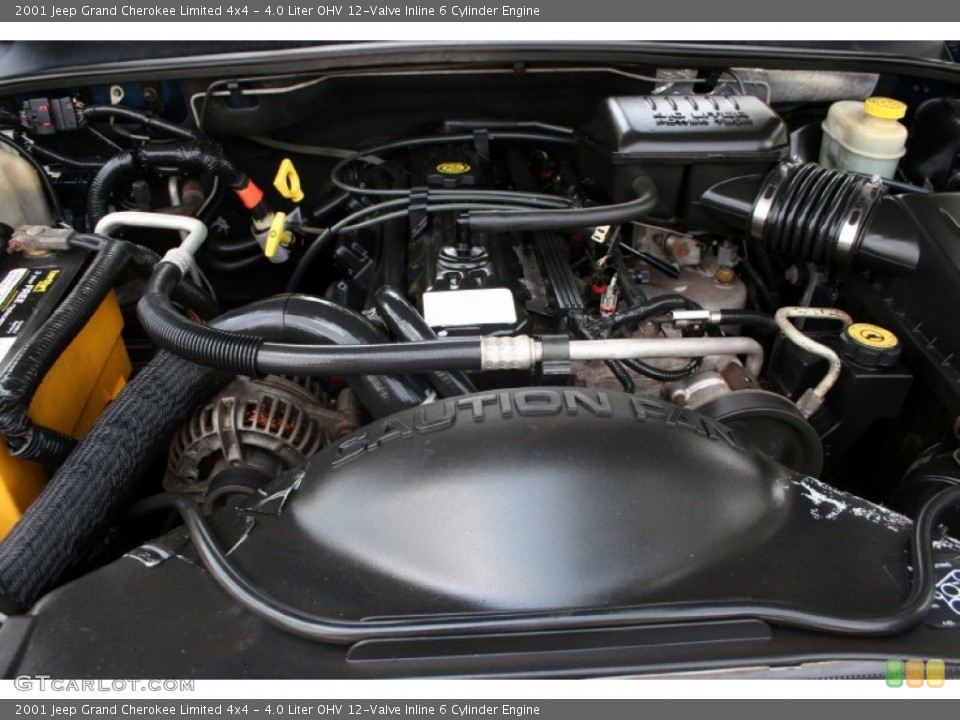 4.0 Liter OHV 12-Valve Inline 6 Cylinder Engine for the 2001 Jeep Grand Cherokee #50306034